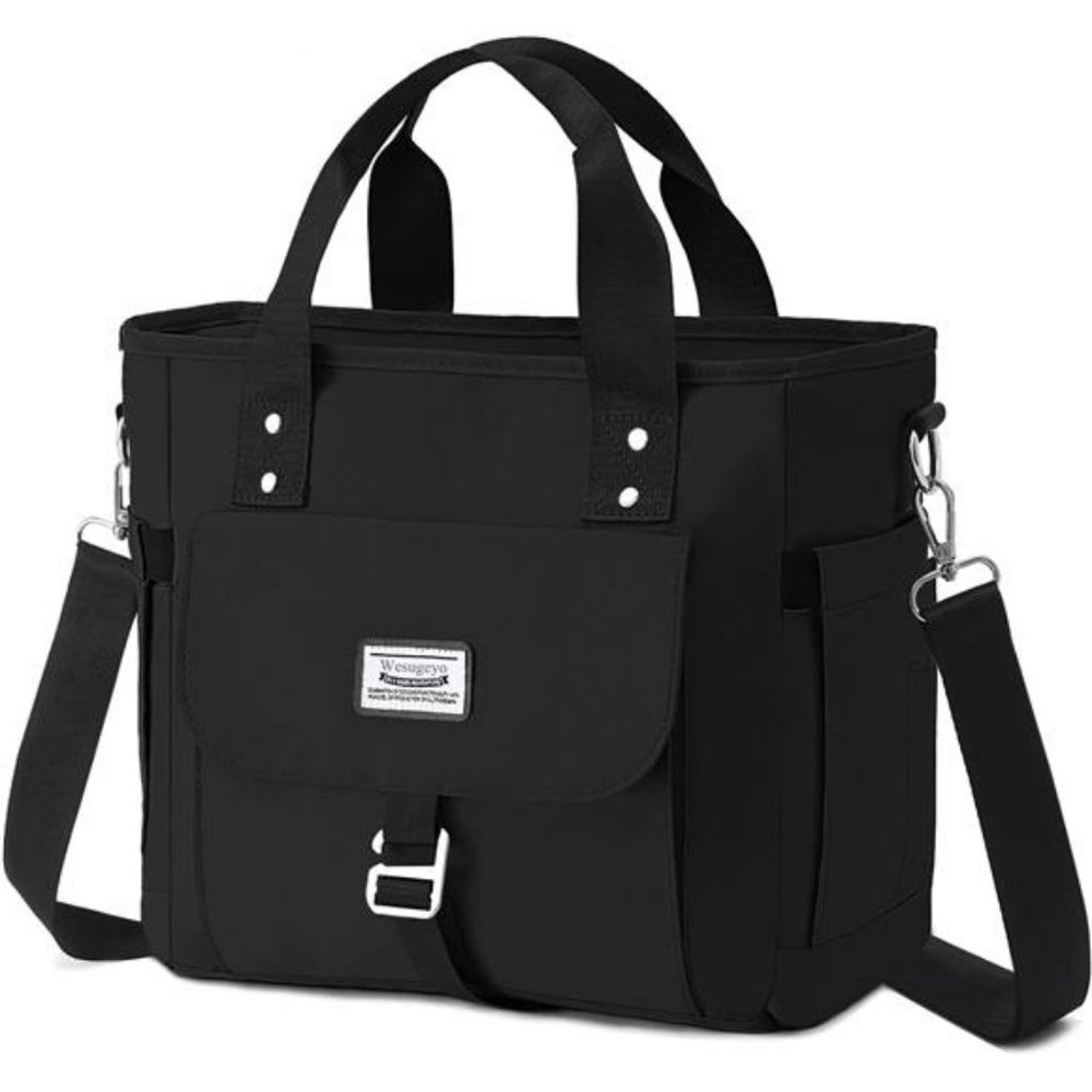 Lunch Bag for Women Men, Insulated Lunch Cooler Bag Lunch Box with Side Pockets